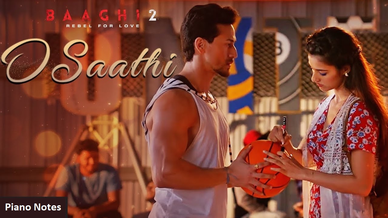 O Saathi - Baaghi 2 - Easy Piano Notes | Mobile Piano Notes | Jarzee Entertainment